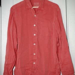 Red Button Down Shirt